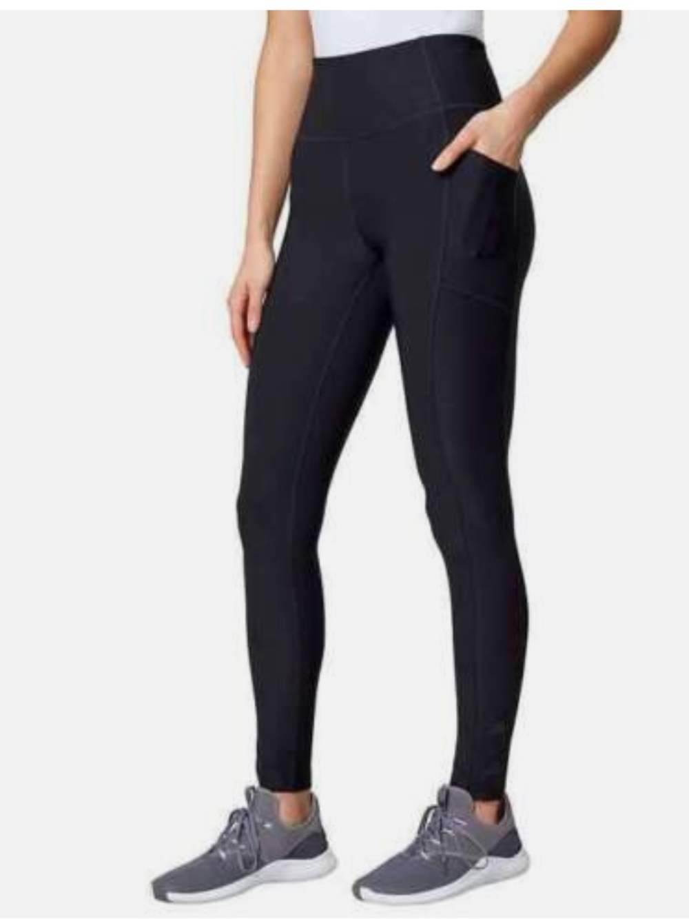 Mondetta High Waist Active Legging-Black-Sz Large-new